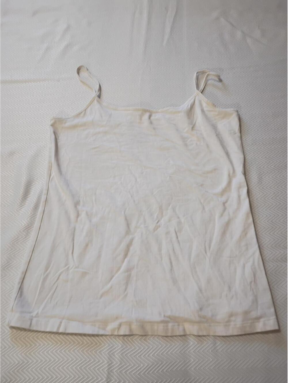 White Cotton Camisole Tank Top